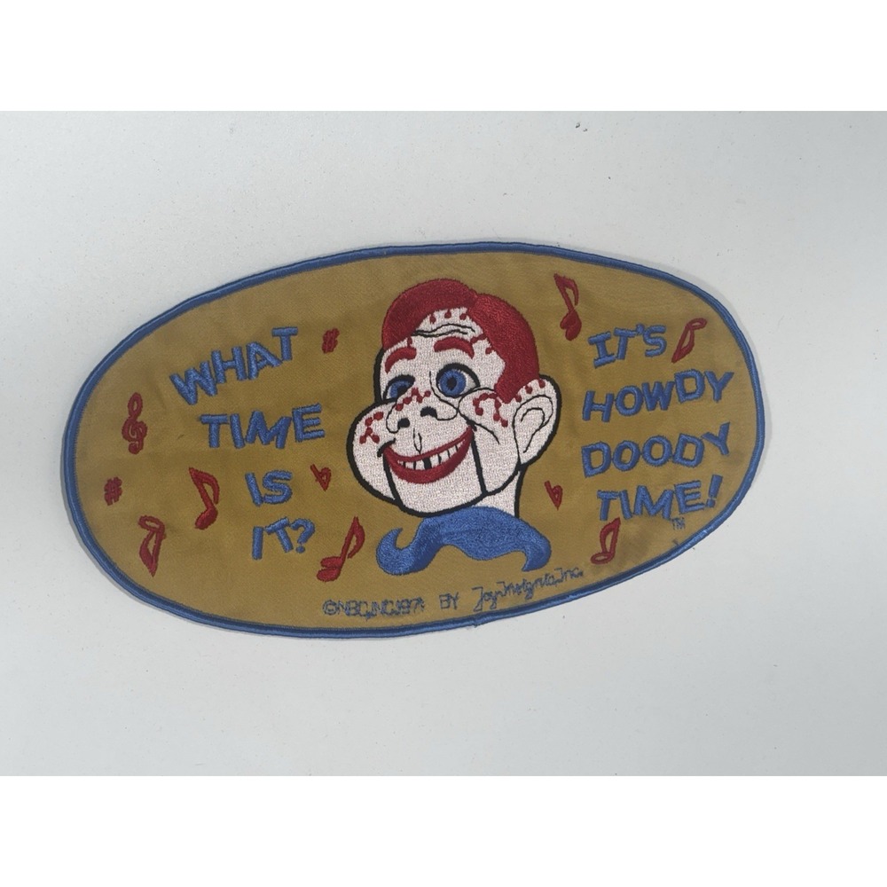 Howdy Doody TV Show Classic Television Movie Vintage Patch 11"x6"